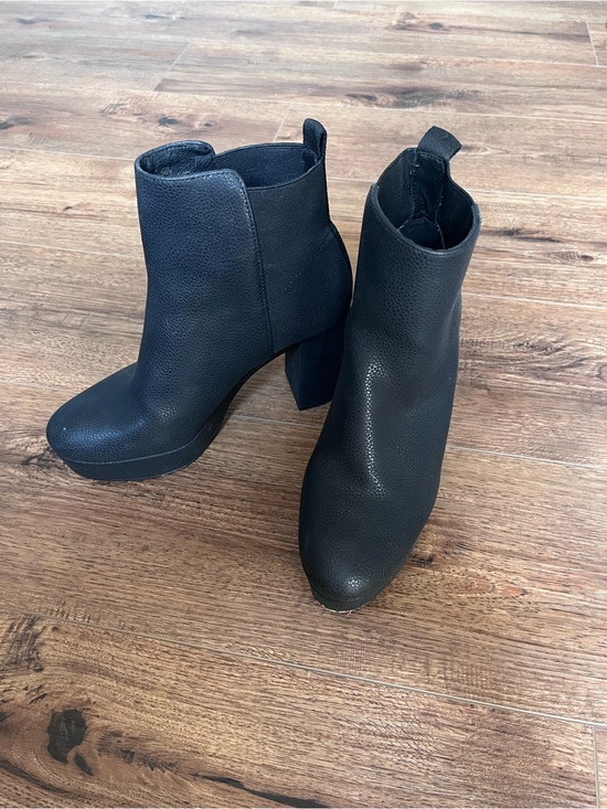 Mix No. 6 Shoes - Black Women's Platform Ankle Boots - Mix No. 6